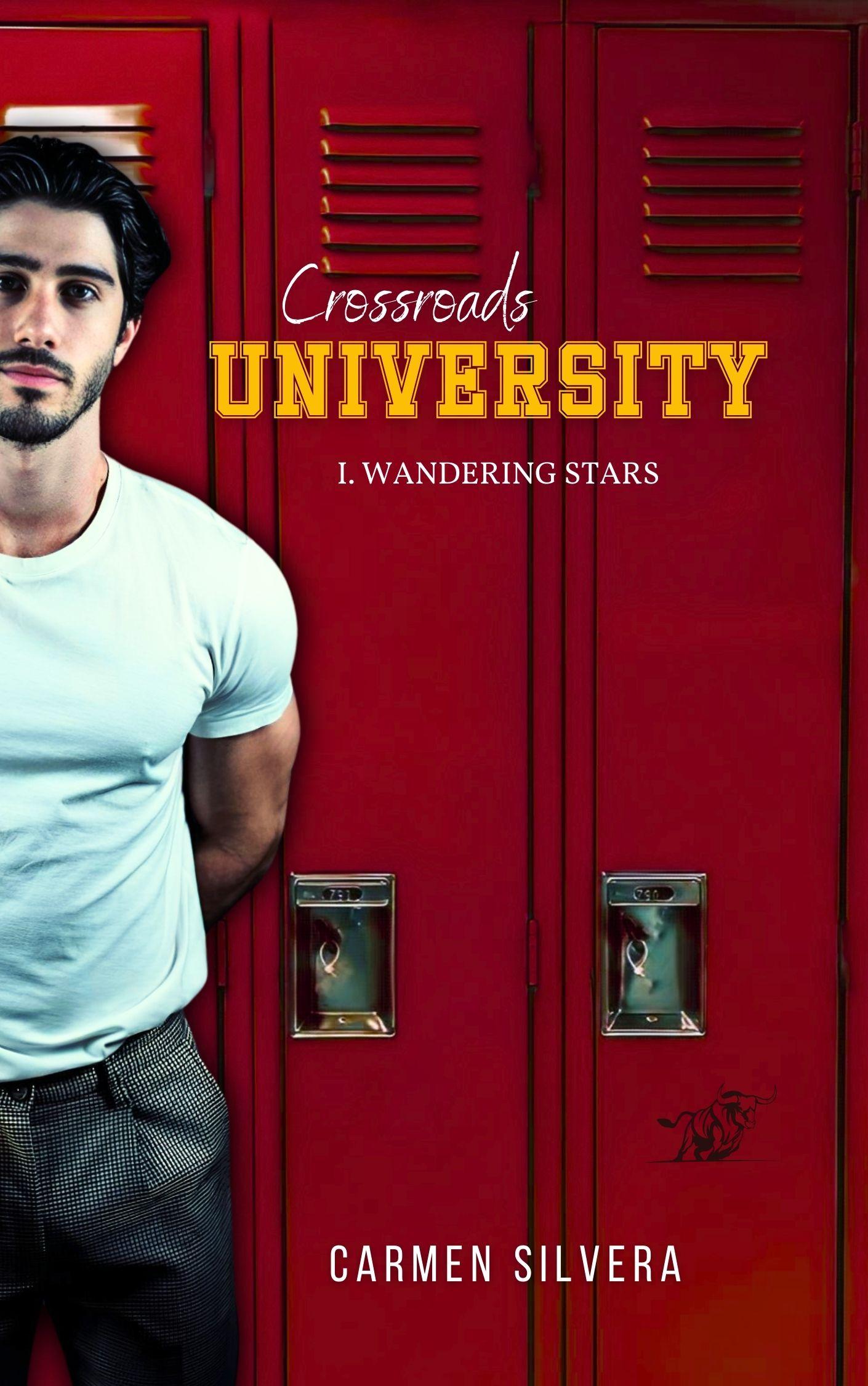 1ère de couverture de Crossroads University - Tome 1 : Wandering Stars