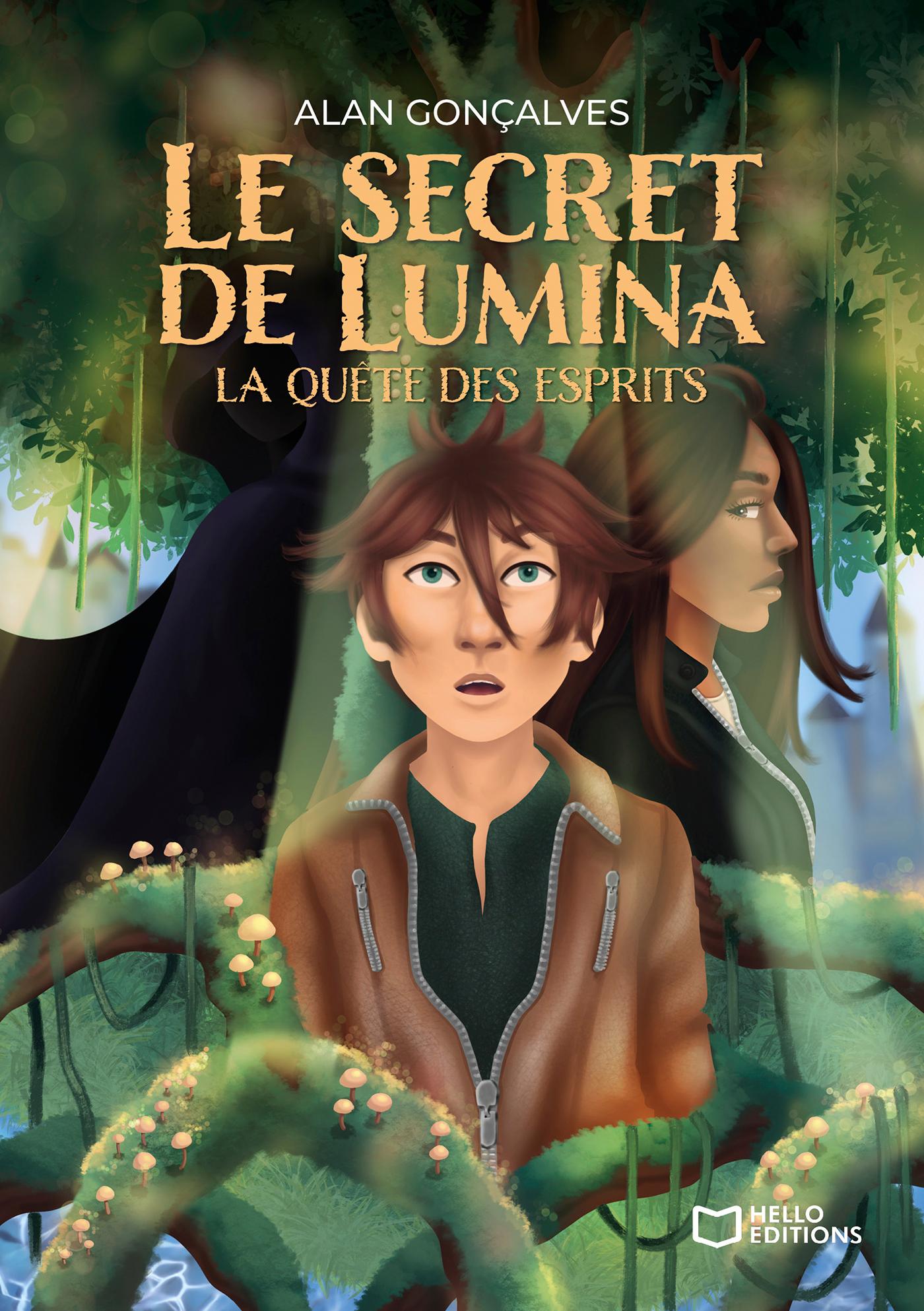 1ère de couverture de Le Secret de Lumina – La quête des esprits