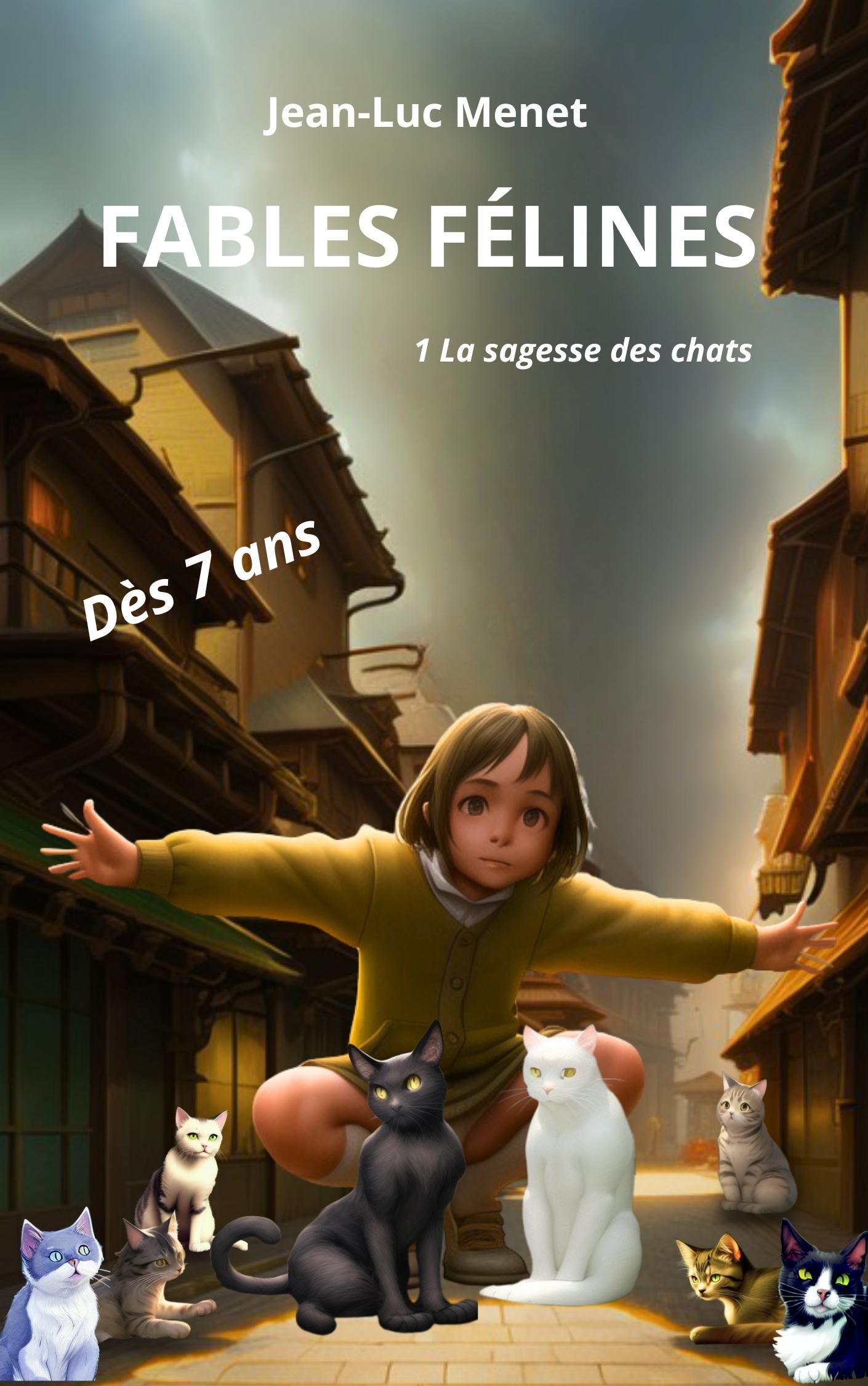 1ère de couverture de Fables félines 1 - La sagesse des chats